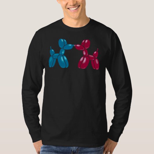 Ballon poedel sculptuur t-shirt (Voorkant)