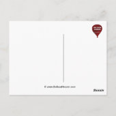 Ballon Rabbit Briefkaart (Achterkant)