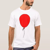 Ballon (rood) t-shirt (Voorkant)