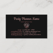 Ballon Roos Gold esthetisch Visitekaartje (Achterkant)