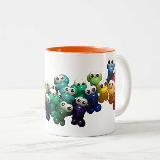 Ballon Scrapples op een Mok (Voorkant rechts)