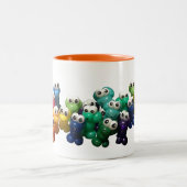 Ballon Scrapples op een Mok (Center)