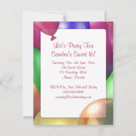 Ballon Shine 4,25 x 5,5-inch uitnodiging