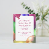 Ballon Shine 4,25 x 5,5-inch uitnodiging (Staand voorkant)