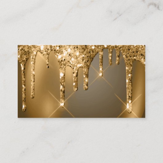 Ballon Sparkle Bronze Party Glitz Diaper Raffles Informatiekaartje (Achterkant)