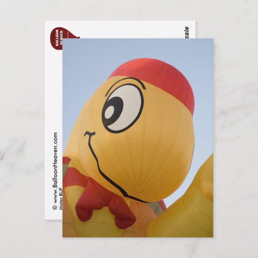 Ballon special-1 briefkaart (Voorkant / Achterkant)