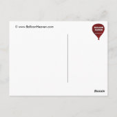 Ballon special-21 briefkaart (Achterkant)