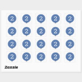 Ballon Sticker - Kobalt (Vel)