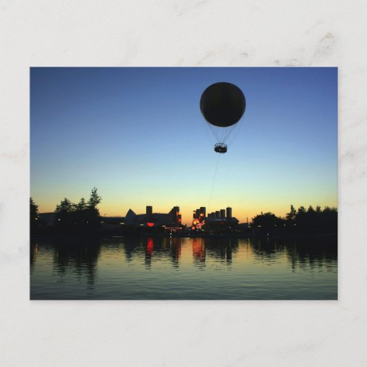 Ballon Sunset Briefkaart (Voorkant)