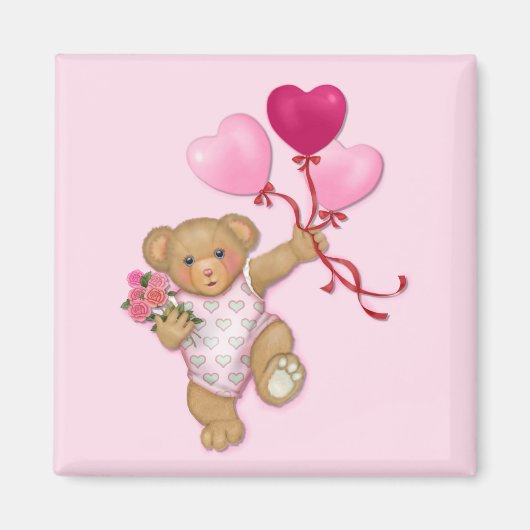 Ballon Teddy Magneet (Voorkant)