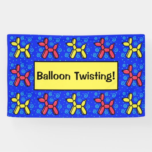 Ballon Twisting! Spandoek (Horizontaal)
