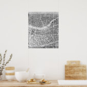 Ballon Uitzicht Londen, 1851 Poster (Keuken)