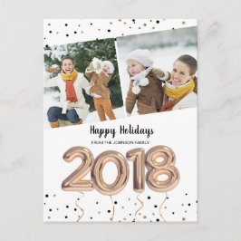 ballon van 2018 | BRIEFKAARTEN | Nieuw jaar