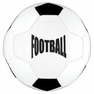 Ballon van voet FOOTBALL Voetbal