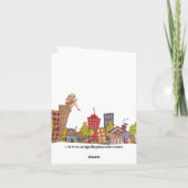 ballon verjaardag jongen notecard kaart (Achterkant)