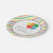 Ballon Verjaardagspapier Borden Feestartikelen Papieren Bordje (Gekanteld)