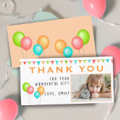 Ballon Vlaggen Slag Verjaardag Foto Bedankkaart