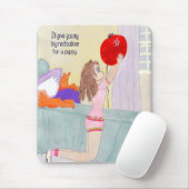 Ballon voor een Muismat met handschrift (Met muis)