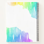 Ballon voor regenboogWaterverf Notitieboek (Achterkant)