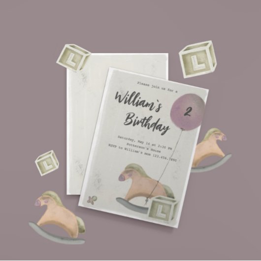 Ballon voor rondzendspeelgoed save the date