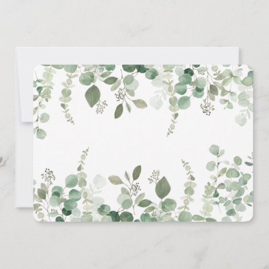 Ballon waterverf gender onthult partij kaart (Achterkant)