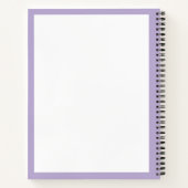 Ballon Whisk Lavender White Notitieboek (Achterkant)