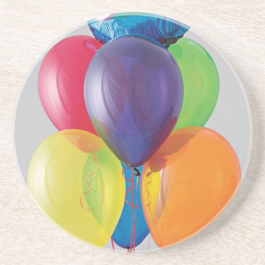 ballon zandsteen onderzetter (Voorkant)