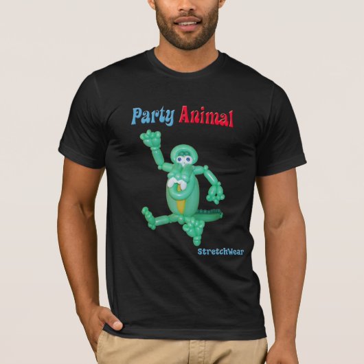 Ballonalligator - partijdier t-shirt (Voorkant)