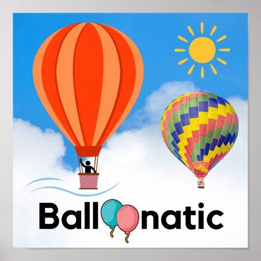 Ballonatic - De ballonvaarder Poster (Voorkant)
