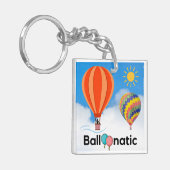 Ballonatic - De ballonvaarder Sleutelhanger (Voorkant Links)