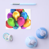 ballonballonnen aanpassen Jubilea personaliseren Flyer (Enkel)