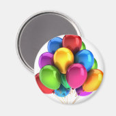 ballonballonnen aanpassen Jubilea personaliseren Magneet (Voorkant / Achterkant)