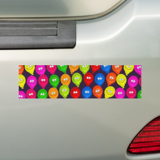 Ballonbehangpapier Bumpersticker (Op auto)