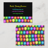 Ballonbehangpapier Visitekaartje (Voorkant / Achterkant)