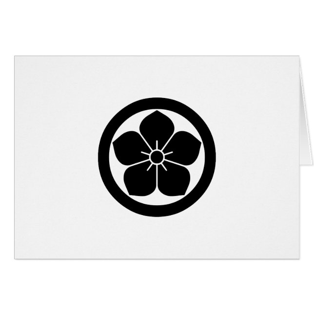 ballonbloem in cirkel (Voorkant Horizontaal)