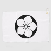 Ballonbloem in rijstkoeken Golfhanddoeken Golfhanddoek (Horizontaal)