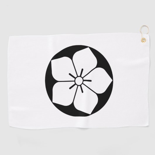 Ballonbloem in rijstkoeken Golfhanddoeken Golfhanddoek (Horizontaal)