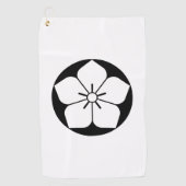 Ballonbloem in rijstkoeken Golfhanddoeken Golfhanddoek (Voorkant)