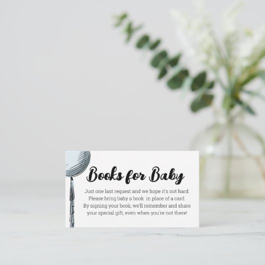 Ballonboeken voor de Kaart van de Baby-behuizing (Staand voorkant)