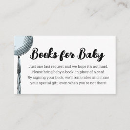 Ballonboeken voor de Kaart van de Baby-behuizing