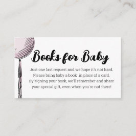 Ballonboeken voor de Kaart van de Baby-behuizing