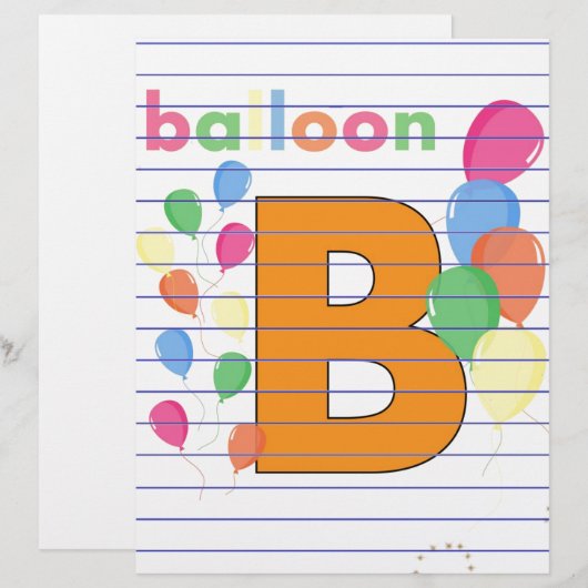 Ballonbrief B (Voorkant / Achterkant)