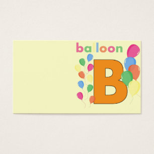 Ballonbrief B Visitekaartje