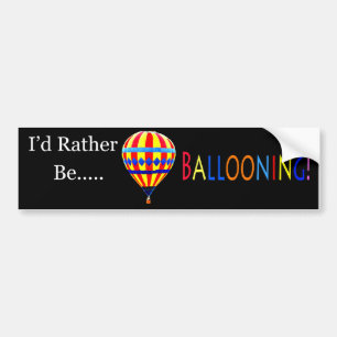 Ballonbumpersticker Bumpersticker