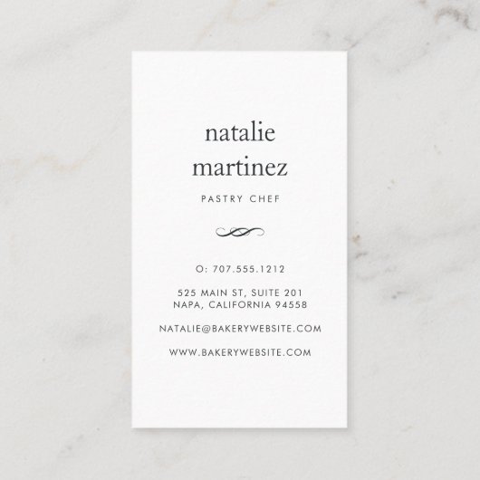 BallonCake | Verticaal Visitekaartje (Achterkant)