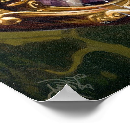 BallonChariot - Rococo Steampunk Art Print (Hoek)