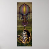 BallonChariot - Rococo Steampunk Art Print (Voorkant)