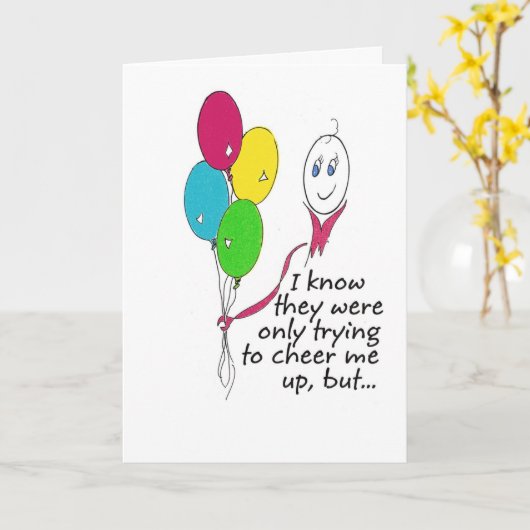 BALLONCHEMO KAART (Gele Bloem)