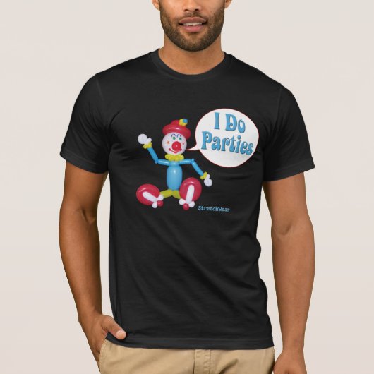 Ballonclown - Ik doe Partijen T-shirt (Voorkant)
