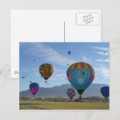 Balloncluster Briefkaart (Voorkant / Achterkant)